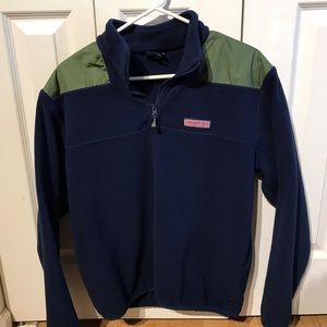 Vineyard Vine fleece 3 quarter zip